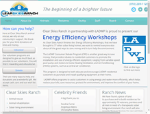 Tablet Screenshot of clearskiesranch.org